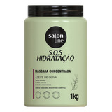 Salonline Máscara Sos Hidratação Azeite De Oliva - 1kg