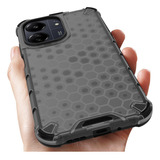 For Xiaomi Redmi 13c Honeycomb Pattern Lens Cover Hard Case