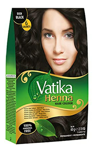 Henna Para Cabello - Dabur Vatika Henna Hair Color - Black