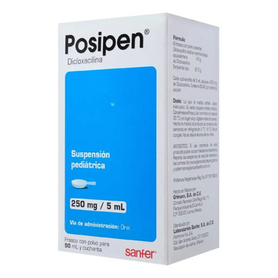 Posipen Pediátrico Suspensión 250 Mg\u002F5 Ml, 1 Frasco 90 Ml | Envío gratis