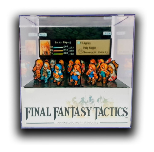 Cubo Diorama 3d Final Fantasy Tactics