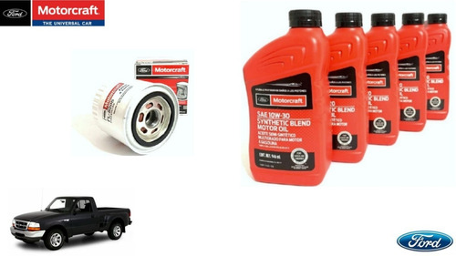 Kit 10w30 Semi Sintético Ranger 2001 Motorcraft Original