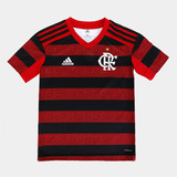 Camisa Infantil Flamengo adidas I Rubro-negra 2019 Dw3914