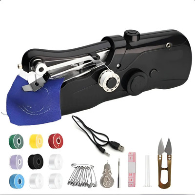 Hysmart Kit De Máquina De Coser Eléctrica Doméstica Pequeña Portátil Negro | MercadoLibre