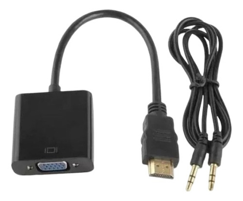 Cable Adaptador Convertidor De Video Hdmi A Vga