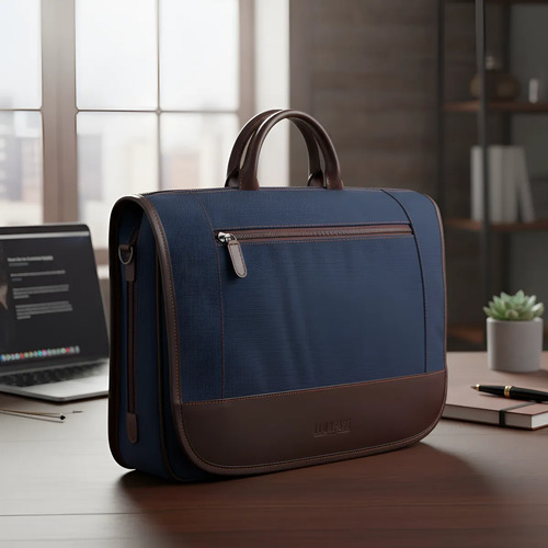 Portafolio Porta Laptop 15.4  Llompart Nylon Balistic C\u002Fpiel | Envío gratis