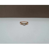 Anillo Dama Oro Rosa 18k .750 Diamantes No Tiffany Tous.
