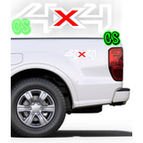 Sticker Calcomania Adhesivo 4x4 Ford Ranger Pick Up 2 Unds