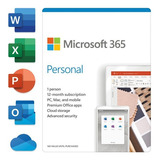 Microsoft Office 365 Personal / Licencia 1 Año / 1 Usuario