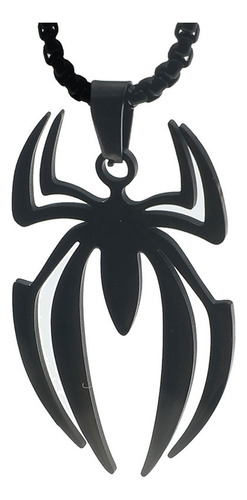 Collar Spiderman De Acero Inoxidable Hombre Araña