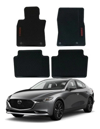 Tapetes Mazda 3 Originales 2021 Uso Rudo Todo Clima!