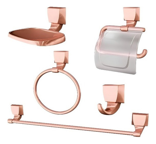 Kit De Acessorios 5 Pçs Rose Gold 2000 F24 Lorenzetti