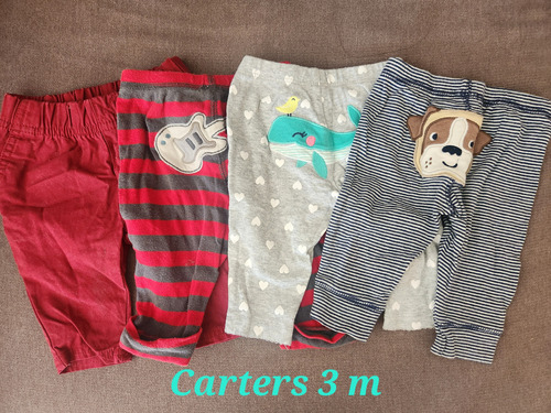 Lote Ropa Carters Y Otras Marcas Bebe 3-6 Meses 21 Prendas