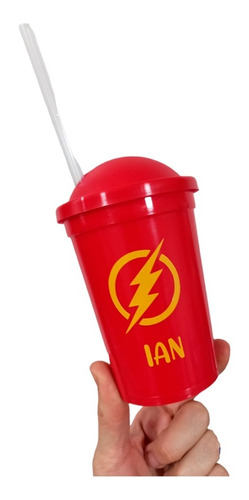 10 Vasos Plasticos Flash Personalizados Souvenirs