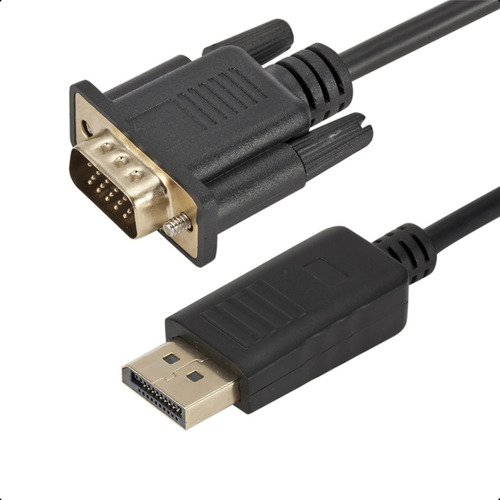 Cabo Displayport Dp Para Vga Cabo Adaptador 1 Metro 1m