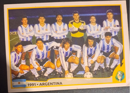 Lámina Album Copa América Brasil 2019 Argentina 1991 