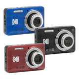 Camera Kodak Compacta 16mp Fullhd 5x Pixpro Fz55 Cor Kodak Vermelha