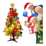 Mini Arbol De Navidad Con Luz Led Famili Decoración Navideña