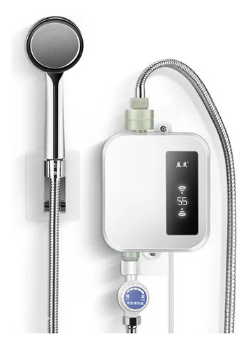 Mini Calentador De Agua Eléctrico Regulable Con Ducha