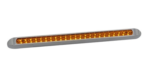 Plafon Barra Atm 23 Leds Ambar  44 X 2,8 X 2,2 Cm Bisel Cro 