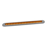 Plafon Barra Atm 23 Leds Ambar  44 X 2,8 X 2,2 Cm Bisel Cro 