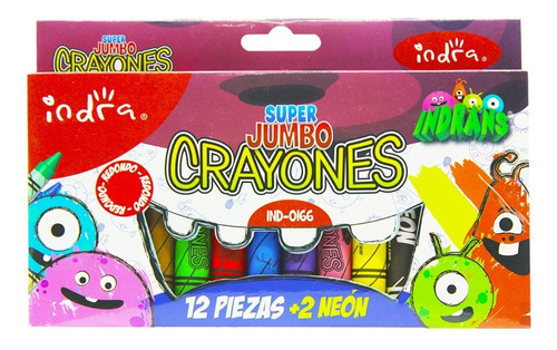 Crayola Extra Jumbo 14 Colores Indra Creative