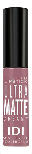 Labial Líquido Ultra Matte Creamy Hipoalergénico Idi Make Up Color 08 - Charming