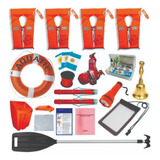 Kit Elementos De Seguridad P/ Embarcaciones C/cabina Premium