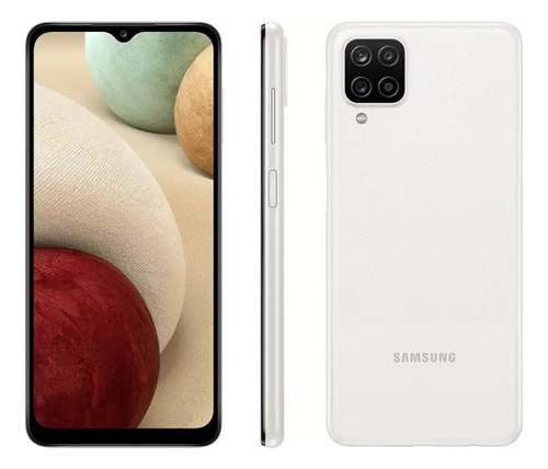 Samsung Galaxy A12 64 Gb Branco 4 Gb Ram Perfeito Estado