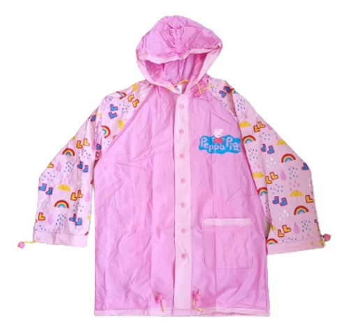 Piloto Infantil De La Lluvia Peppa Pig Impermeable Niños