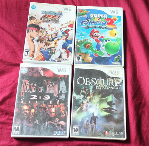 Juegos De Wii Mario Tatsunoko House Of The Dead Obscure