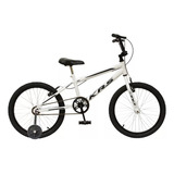 Bicicleta Infantil Aro 20 Cross + Rodinha Masculina Bmx Krs