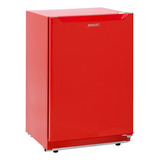 Heladera Minibar Briket Bk1f 1040 Roja 125l 220v Alto: 85cm 