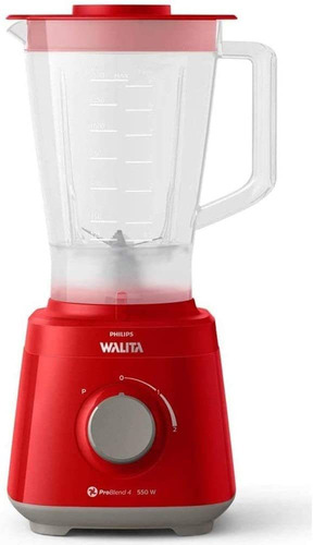 Liquidificador Philips Walita Daily - Vermelho 550w