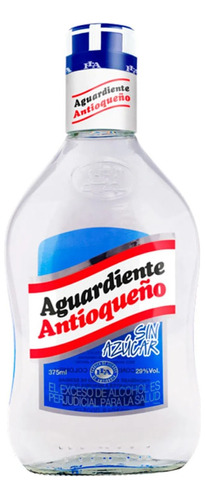 Aguardiente Antioqueño Azul 375 - mL a $75