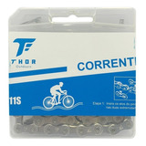 Corrente 11v Bike Mtb Speed 116 Elos Prata C/ Power Link