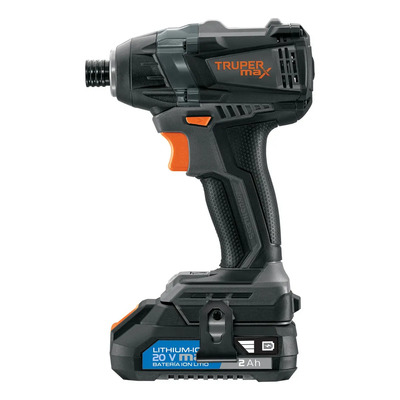 Destornillador De Impacto 1\u002F4 Inalámbrico Truper MAX-20D Color Negro | Envío gratis