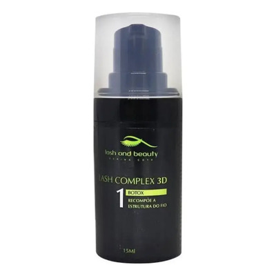 Complex 3d Passo 1 Botox 15ml Lash And Beauty | MercadoLivre