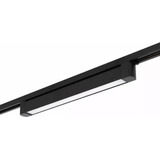 Luminaria Led Linear Difusa 10w P/ Trilho Eletrificado Preto