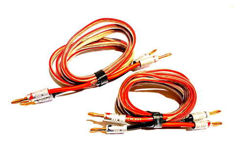 Cables Parlantes 14 Awg 2mts Kabeldirekt Alemán 100% Cobre