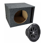 Paquete Asc Caja De Subwoofer Kicker Individual De 10  Puert