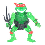 Figura Juguete Tortugas Ninja Rafael Translucida Con Luz