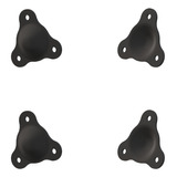 Kit X 4 Patas Plasticas Topes Encastre Negro Rab K3d-0071