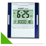 Reloj De Pared Kadio Kd 3810 Escritorio Termometro  