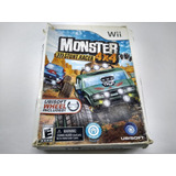 Caixa Vazia Jogo Wii  Monster Truck 4x4 Sem O Jogo