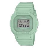 Relógio Casio G-shock Feminino Gmd-s5600ba-3dr Cor Da Correia Verde Cor Do Bisel Verde Cor Do Fundo Digital Positivo