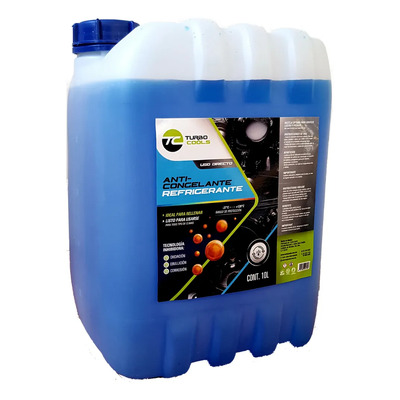 Refrigerante Turbo Cools 10 Litros Azul