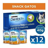 Pack 12un Dentalife Cuidado De Dientes Gato 40g