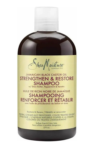 Shampoo Shea Moisture Jamaican Black Castor Oil 379 Ml