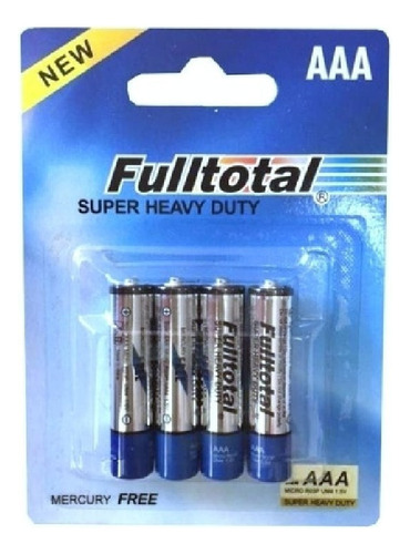 Pack X5 Blister Pilas Aaa Carbon Super Heavy Duty Full Total